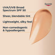 Eucerin Tinted Age Defense SPF 50 Face Sunscreen, Daily Face Sunscreen SPF 50 With Hyaluronic Acid and Antioxidants, Body SPF 50 Lotion with UVA-UVB Sun Protection, Fragrance Free & Non Greasy, 50 ml 🍁 All In One Marketplace Canada