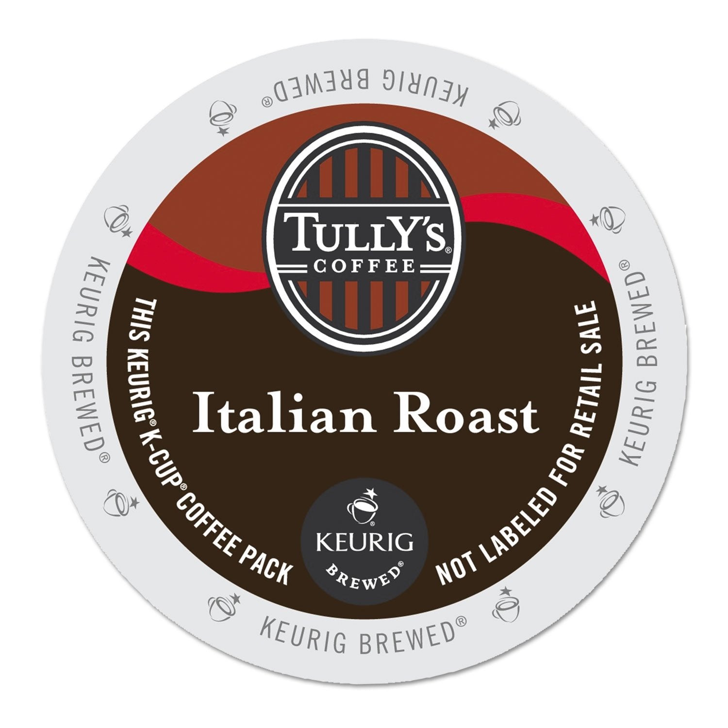 Tully's Certified Italian Roast Coffee K-Cup Pods for Keurig Coffee Makers, Box of 24 🍁 All In One Marketplace Canada