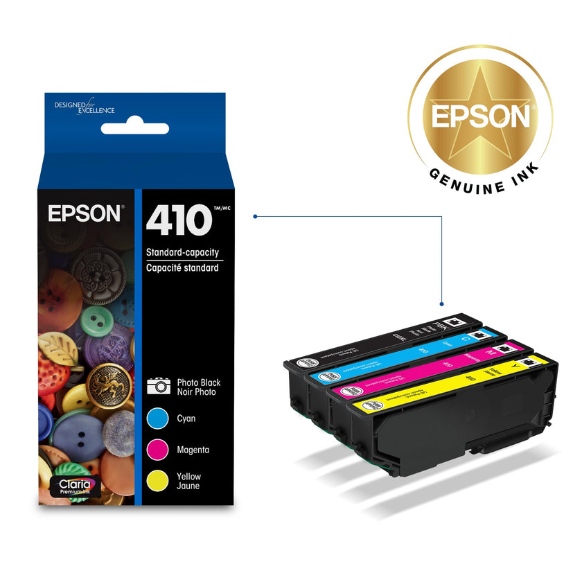 Epson 410 Claria Premium Ink Cartridge, Combo Pack (T410520) 🍁 All In One Marketplace Canada