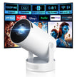 Kimwood Projector with Upgraded HiFi Speaker, [Built-in Apps] 1080P Mini Portable Projector Lower Noise Auto Keystone WiFi 6 Bluetooth 5.4 Ultra Short Throw Projectors Big Screen in Small Room 🍁 All In One Marketplace Canada