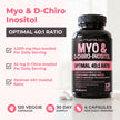 Nutratology® Myo-Inositol & D-Chiro Inositol Capsules - PCOS Supplement for Women - Optimal 40:1 Ratio - For Hormonal Balance & Healthy Ovarian Function - Regulates Menstrual Cycle - 120 Capsules 🍁 All In One Marketplace Canada