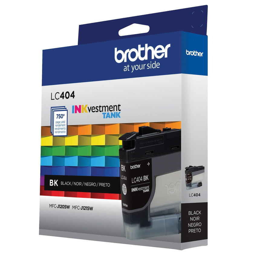 Brother Genuine LC404BKS Standard Yield Black Ink Cartridge, Original Ink Replacement Cartridge, Ink for Brother Inkjet Printer MFC-J1205W 🍁 All In One Marketplace Canada