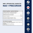 NMN w/Quercetin & Resveratrol For Enhanced NAD+ Levels - More Effective Than NMN Alone, High Purity 99% Nicotinamide Mononucleotide & Resveratrol For Cellular Health, NAD Supplement, 60 Capsules 🍁 All In One Marketplace Canada