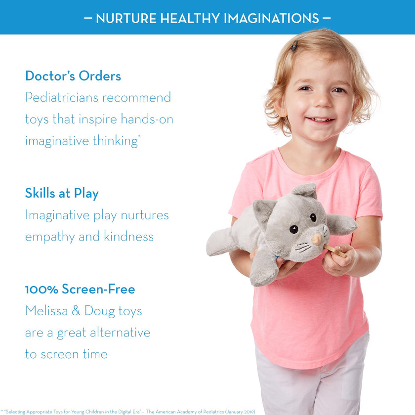Melissa & Doug Examine and Treat Pet Vet Play Set, 24-Piece Animal Doctor Playset with Dog & Cat Plushies, Pet Doctor Kit & Accessories, Preschool Toys for Girls & Boys Ages 3+ 🍁 All In One Marketplace Canada