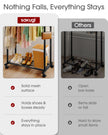 Sakugi Double-Rod Metal Clothing Rack with Wheels, Black 🍁 All In One Marketplace Canada