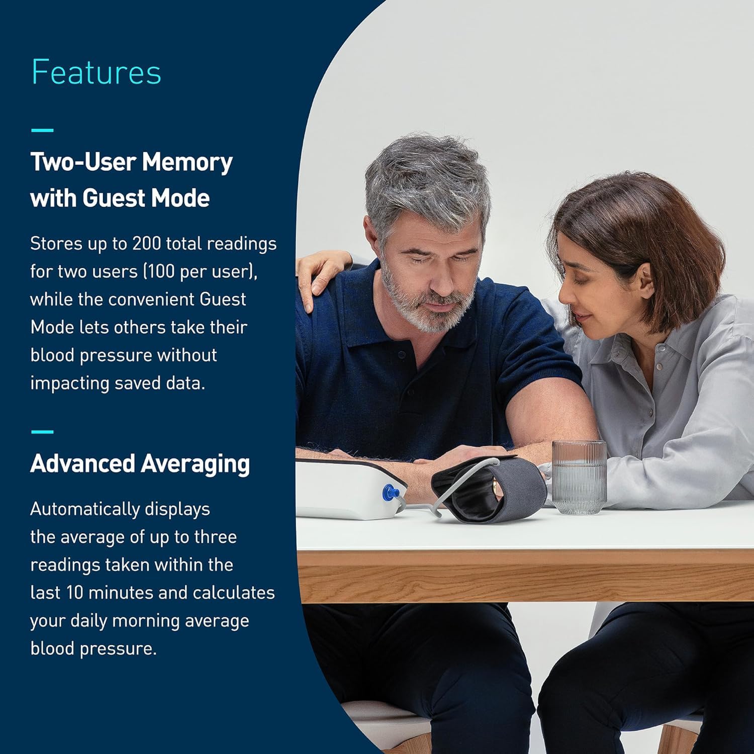 OMRON Platinum Upper Arm Blood Pressure Monitor - Clinically Validated Blood Pressure Arm Cuff - Use OMRON Connect App for Unlimited Measurements 🍁 All In One Marketplace Canada