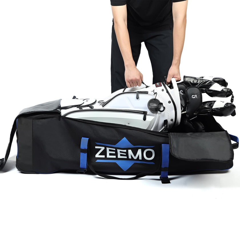 ZEEMO Full-Open Golf Travel Bag for Airlines, Wheeled Club Carrier Bag 🍁 All In One Marketplace Canada