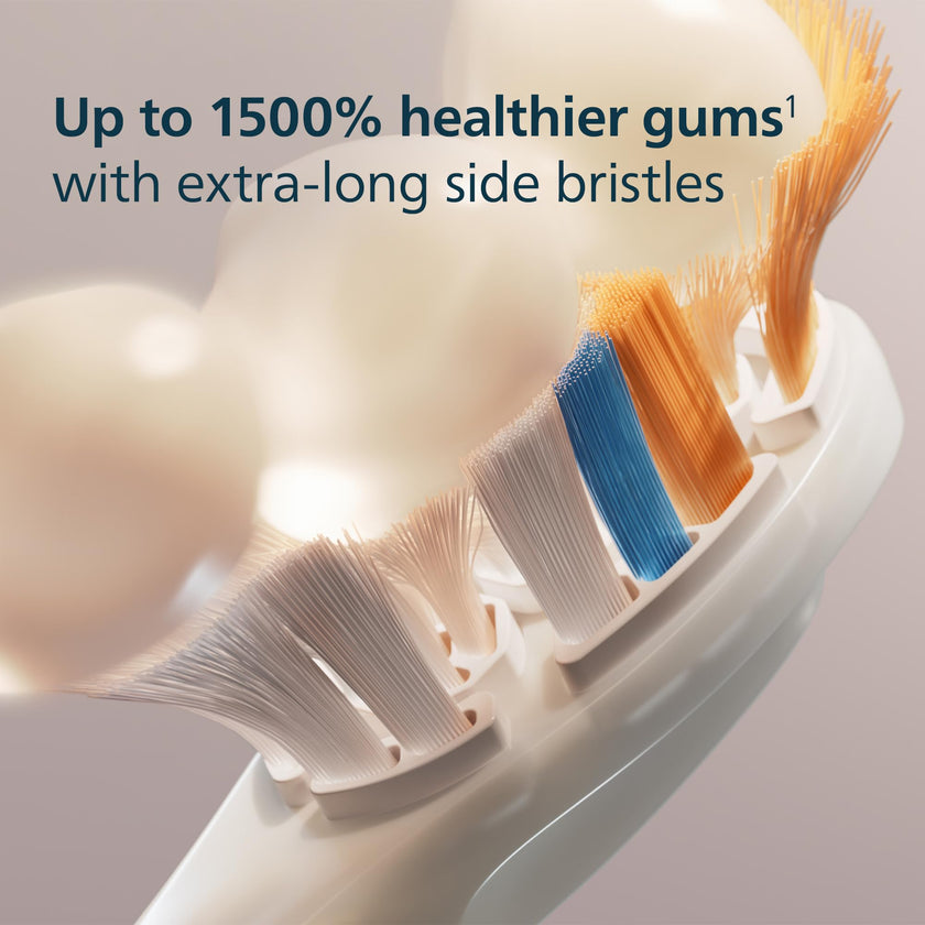 Philips Sonicare A3 All-in-One Genuine Replacement Electric Toothbrush Heads, 4 Pack One Year Supply, For effective whitening, plaque removal and better gum health, White, HX9094/65 🍁 All In One Marketplace Canada
