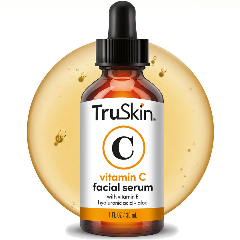 TruSkin Vitamin C Serum For Face – Anti Aging Formula with Vitamin C, Hyaluronic Acid, Vitamin E – Brightening Serum – Improve Appearance of Dark Spots, Tone, Fine Lines & Wrinkles, 1 Fl Oz 🍁 All In One Marketplace Canada