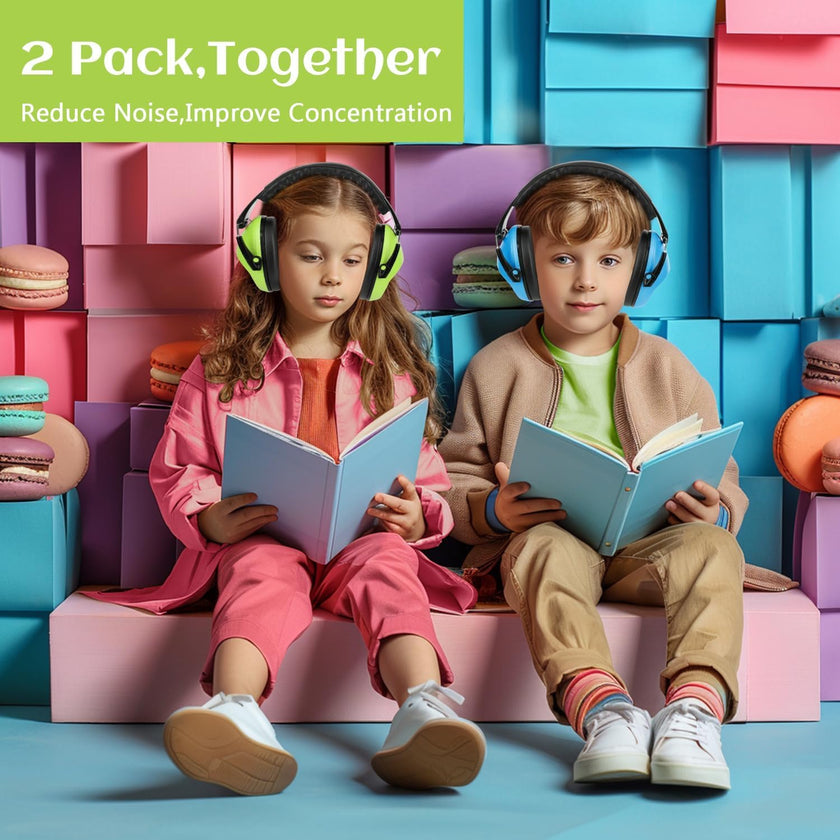 2 Pack Noise Canceling Headphones for Kids, Kids Ear Protection Earmuffs for Autism, Toddler, Children, Noise Cancelling Sound Proof Earmuffs/Headphones for Concerts, Air Shows, Fireworks 🍁 All In One Marketplace Canada