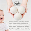 Budieggs Wool Dryer Balls Organic XL 6-Pack, 100% New Zealand Wool Chemical Free Fabric Softener for 1000+ Loads, Baby Safe & Hypoallergenic, Fabrics Soft and Fluffy Naturally 🍁 All In One Marketplace Canada