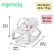 Ingenuity Keep Cozy 3-in-1 Grow with Me Vibrating Baby Bouncer Seat & Infant to Toddler Rocker, Vibrations & Toy Bar, 0-30 Months Up to 40 lbs (Pink Burst) 🍁 All In One Marketplace Canada