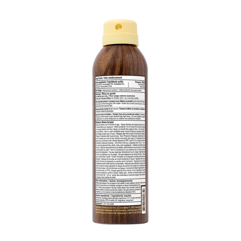 Sun Bum Original SPF 30 Sunscreen Spray - Broad Spectrum Moisturizing UVA/UVB Protection with Vitamin E - Vegan & Oxybenzone/Octinoxate Free - 177ml 🍁 All In One Marketplace Canada