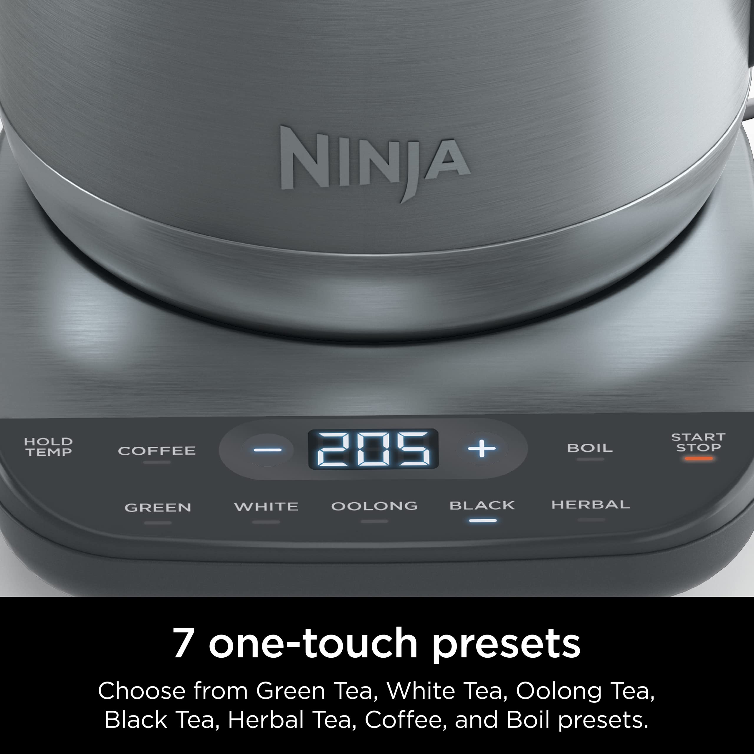 Ninja KT200C Precision Temperature Electric Kettle, 1500 watts, BPA Free, Stainless, 7-Cup Capacity, Hold Temp Setting 🍁 All In One Marketplace Canada
