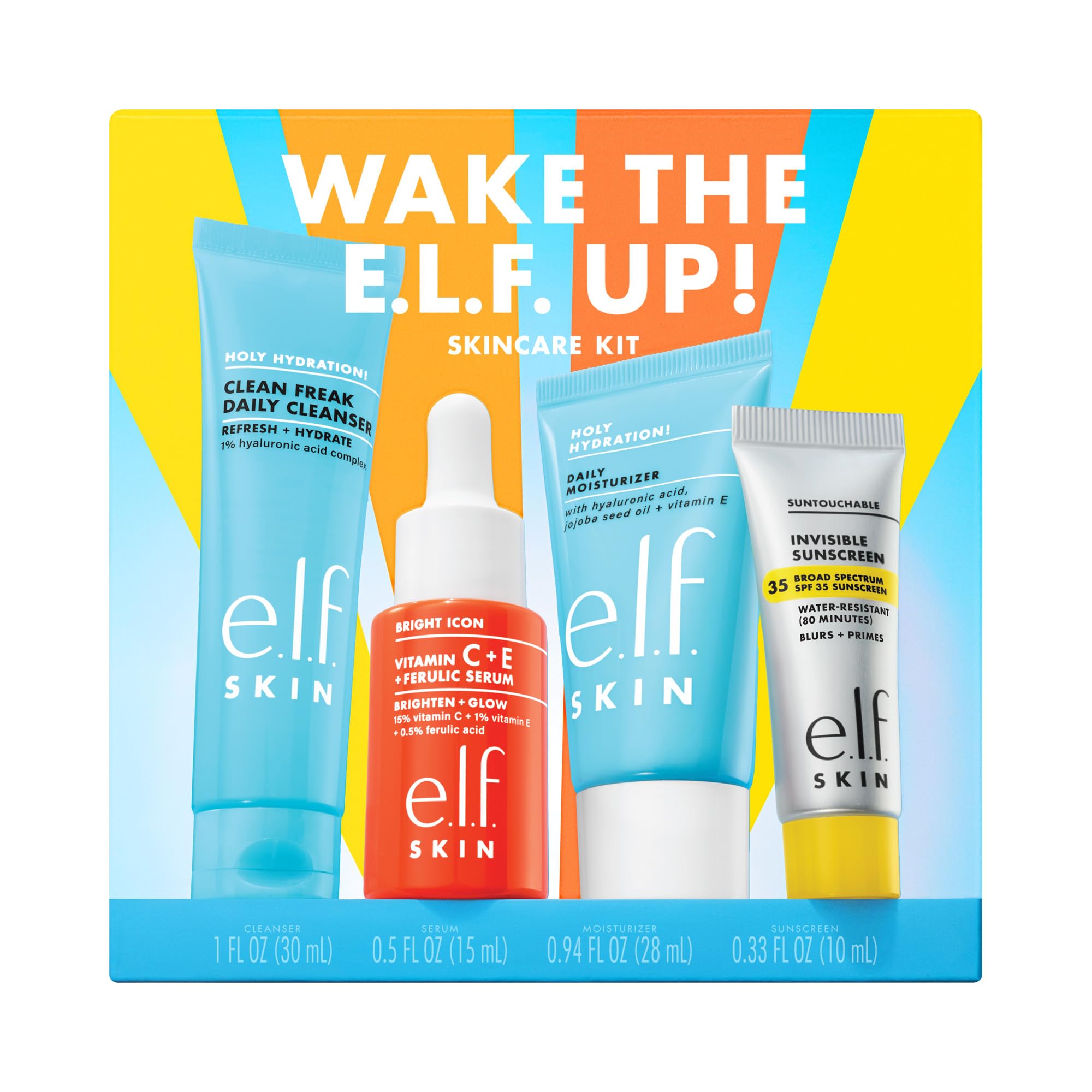 e.l.f. SKIN Wake the e.l.f. Up Skincare Kit 🍁 All In One Marketplace Canada