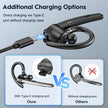 New bee Bluetooth Headset V5.1, 72H Talktime Wireless Bluetooth Earpiece for Cellphone with 500mah Charging Case Dual Mic Noise Cancelling Hands-Free Earphones for Office Driver Calls 🍁 All In One Marketplace Canada