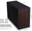 Lian Li A3-mATX-WD-26.3L Micro Form Factor Chassis-No Fans Included-Supports 360mm AIO-Modularity Design-for M-ATX, ITX Motherboard-DAN Cases Collaboration-Wood Front Panel-Black (A3X-WD) 🍁 All In One Marketplace Canada