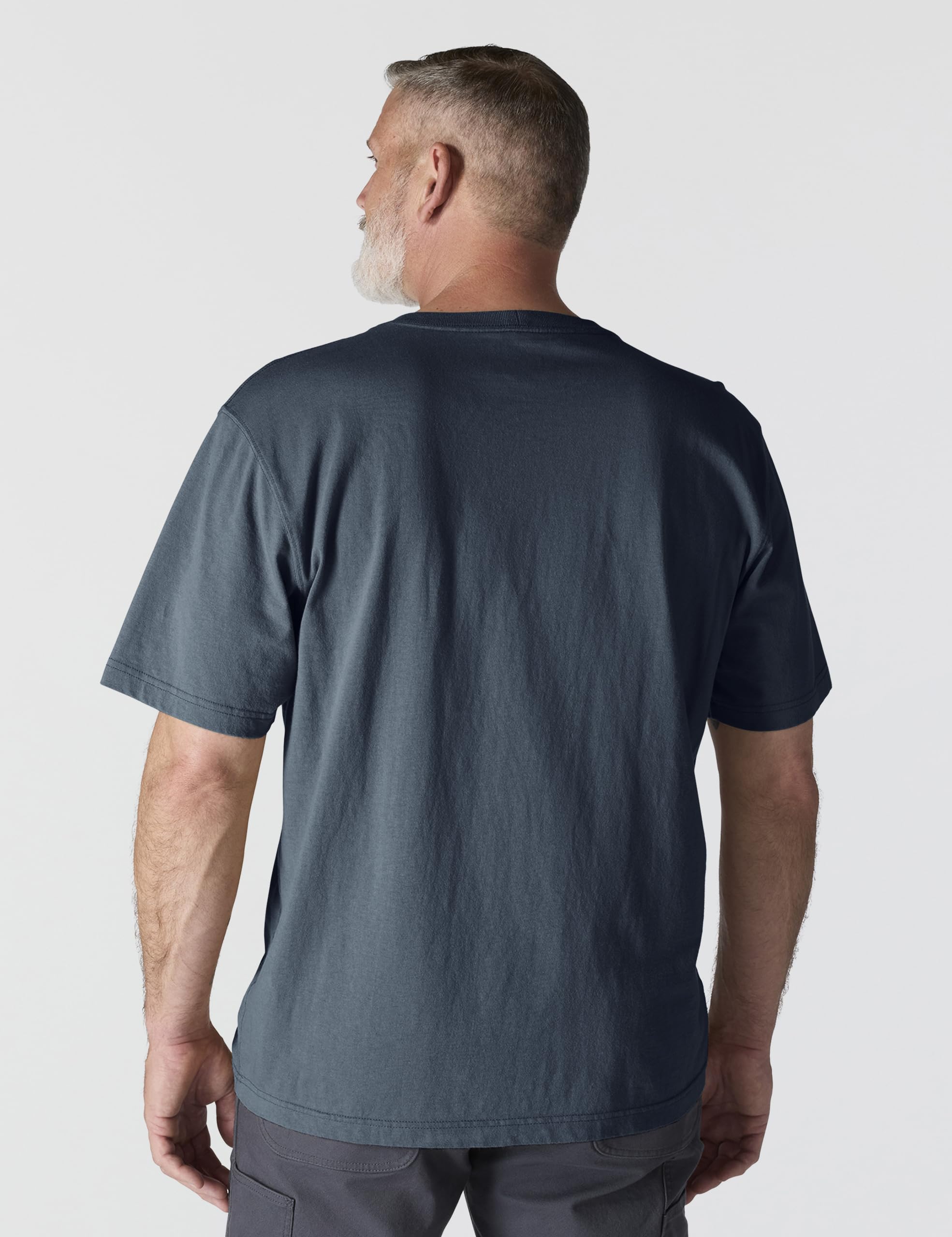 Carhartt Men's K87 Workwear Pocket Short Sleeve T-Shirt (Regular and Big & Tall Sizes), Bluestone, Large 🍁 All In One Marketplace Canada