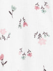 Simple Joys by Carter's Girls' Baby 2-Pack 2-Way Zip Thermal Footed Sleep and Play, Ivory, Floral/Elephants, 0-3 Months 🍁 All In One Marketplace Canada