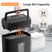 Bonsaii 12-Sheet Cross Cut Paper Shredder, 5.5 Gal Home Office Heavy Duty Shredder for Paper, Credit Card, Mail, Staples, with Transparent Window, High Security Level P-4 (C275-A) 🍁 All In One Marketplace Canada