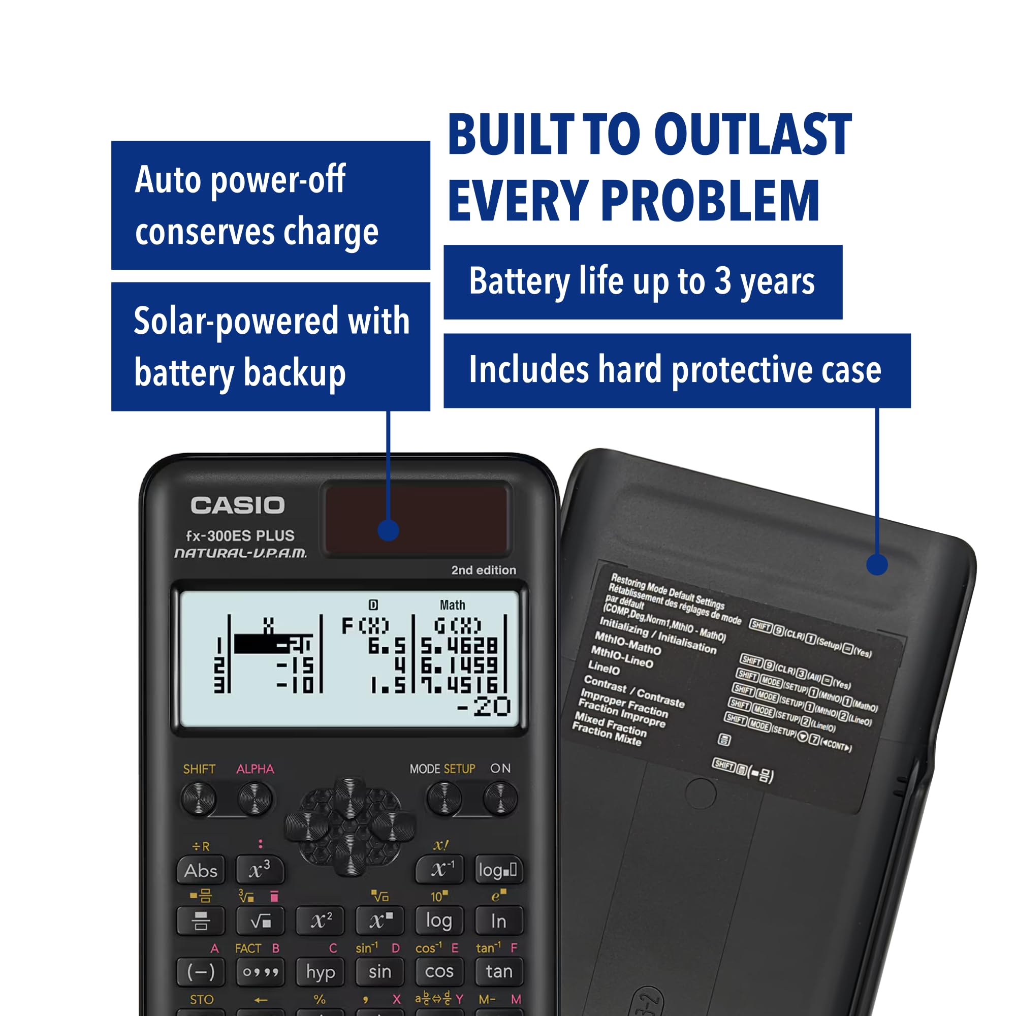 Casio FX-300ESPLUS2 with Authenticity verification (FX-300ESPLS2-S-CT) 🍁 All In One Marketplace Canada