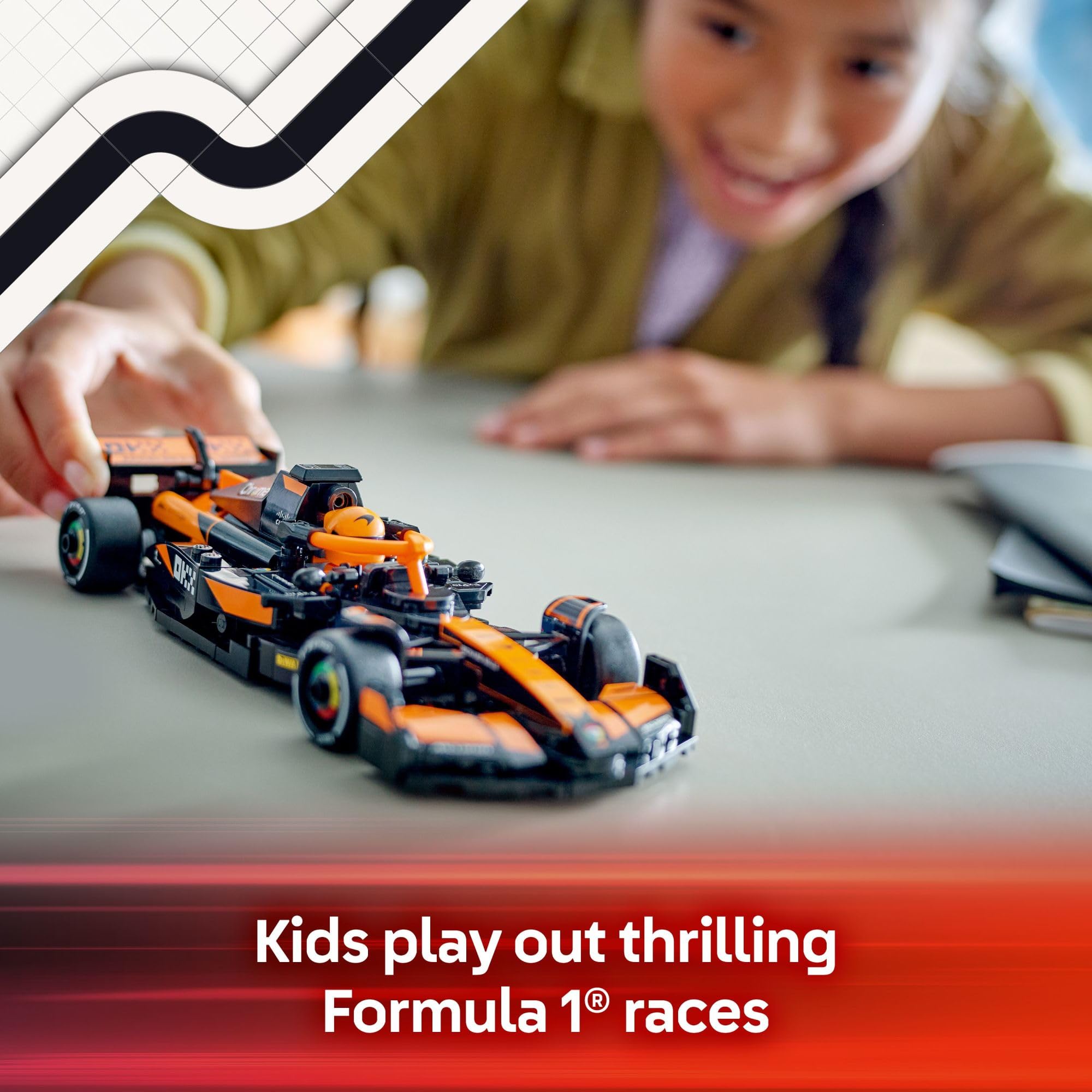 LEGO Speed Champions McLaren F1 Team MCL38 Race Car Toy - Building Set for Kids, Boys & Girls, Ages 10+ - Toy Car for F1 Fans - Gift Idea for Birthday - 77251 🍁 All In One Marketplace Canada