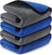 Airlab Microfiber Car Drying Towels 800GSM Thick Plush Cleaning Cloths Auto Detailing Quick Dry Wash Cloth for Interior & Exterior Lint Free, Streak Free, 40 x 40 cm, 4 Pack 🍁 All In One Marketplace Canada