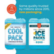 Healthy Packers Ice Packs for Lunch Boxes & Coolers - Freezer Packs - Original Cool Pack | Cooler Accessories for Beach, Camping & Fishing | Slim & Long-Lasting Reusable Ice Pack for Cooler 🍁 All In One Marketplace Canada