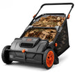 VEVOR Push Lawn Sweeper, 21-inch Leaf & Grass Collector, Strong Wheels & Heavy Duty Thickened Steel Durable to Use with Large Capacity 3.5 cu. ft. Mesh Collection Hopper Bag, 2 Spinning Brushes 🍁 All In One Marketplace Canada