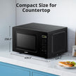 COMFEE' CM-M201K(BK) Countertop Microwave Oven with Express Cook, 6 Preset Menus and Kitchen Timer, 20L, 700W, Black 🍁 All In One Marketplace Canada