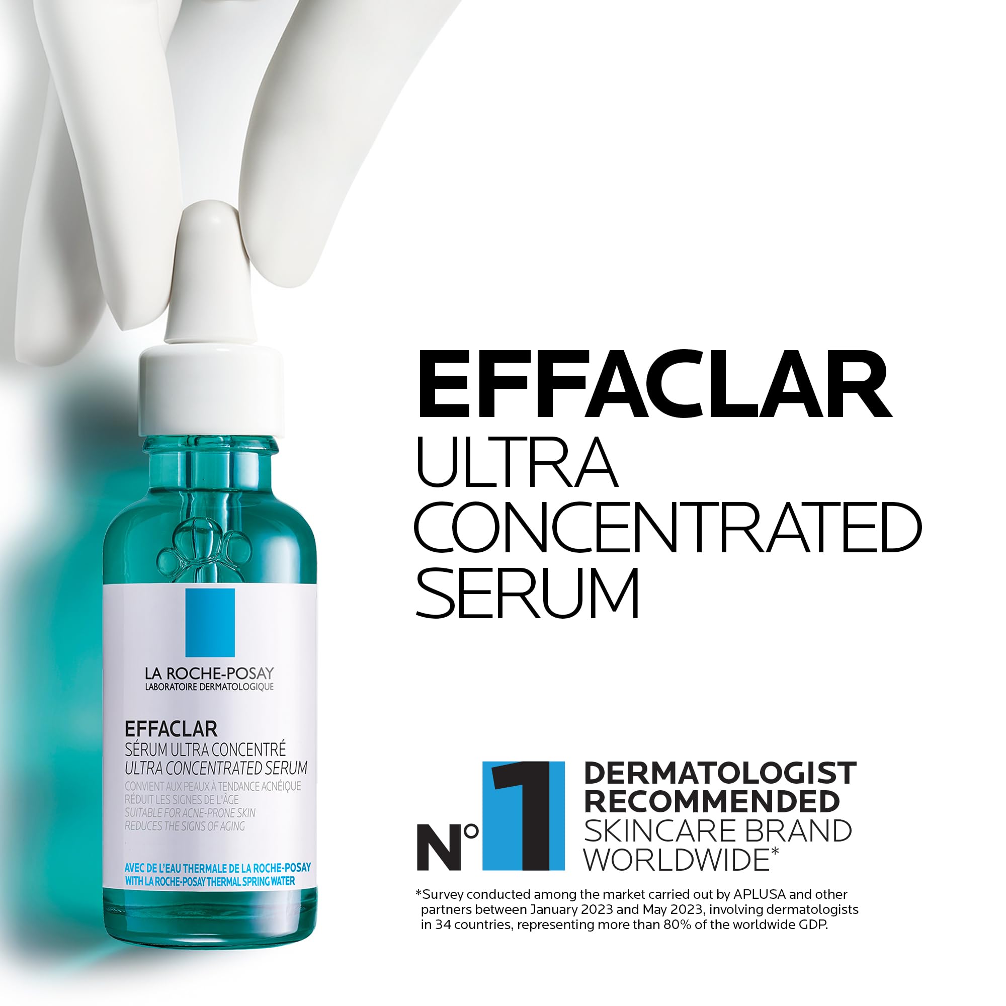 La Roche Posay Glycolic Acid Face Serum with Niacinamide & Salicylic Acid. Effaclar Ultra Concentrated Exfoliating Serum, Acne-Prone & Mature Skin, Recommended by Dermatologists, 30mL 🍁 All In One Marketplace Canada