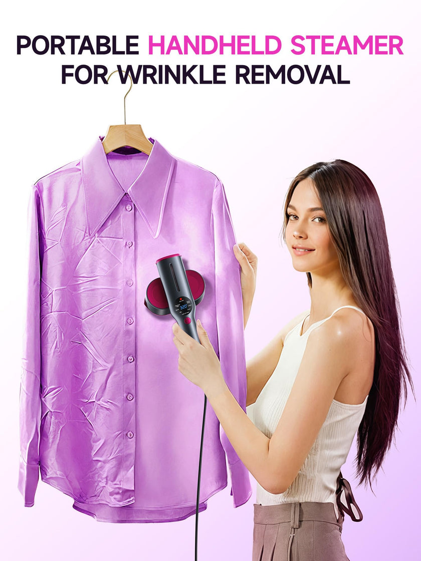 DRFLASH 2-in-1 Steamer & Iron for Clothes,15s Fast Heat-up 1200W Portable Handheld Garment Steamer,Travel Size with Large Ceramic Heat Panel,Quick Wrinkle Removal,110V-120V 🍁 All In One Marketplace Canada