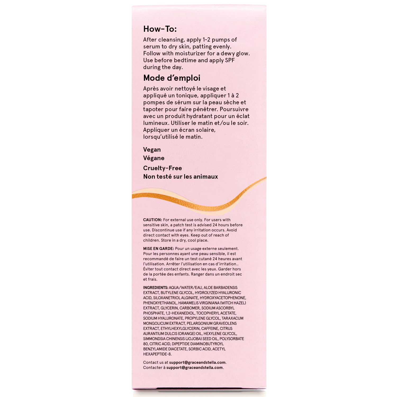 grace & stella Vitain C Serum (50ml /1.7 fl oz) - Brightening Vitamin C Face Serum with Hyaluronic Acid - To Reduce Dullness & Dark Spots - Vegan Skincare 🍁 All In One Marketplace Canada