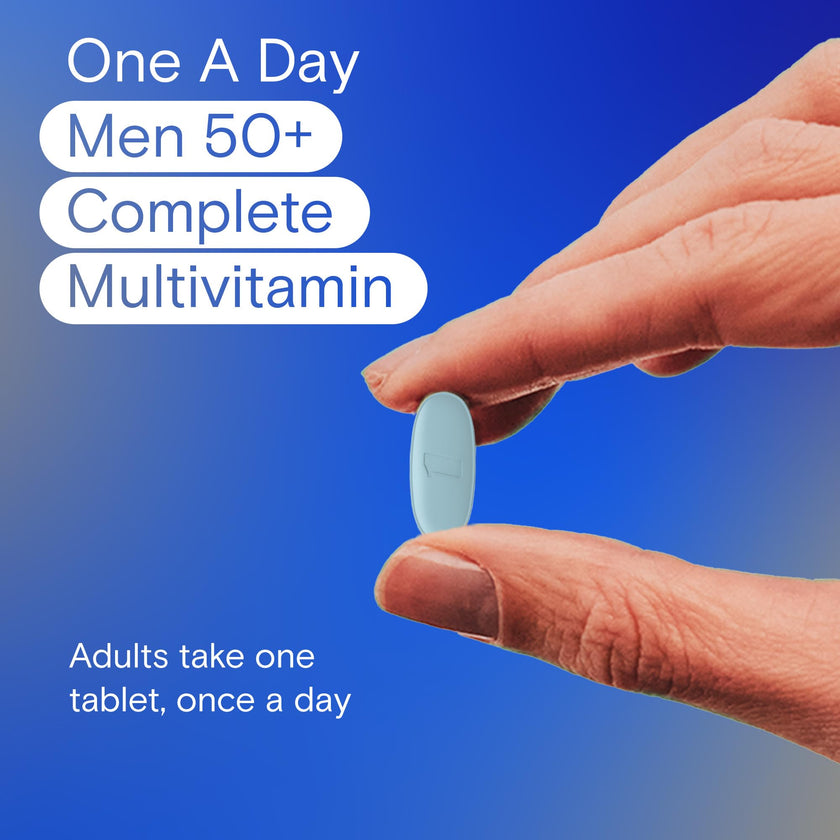 One A Day Multivitamin For Men 50 Plus-Daily Vitamins For Men With Vitamins A, B, C, D, E, Calcium, Selenium, Magnesium And Zinc To Support Immune, Bone, Heart And Eye Health, And Energy, 250 Tablets 🍁 All In One Marketplace Canada
