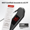 Professional Digital Meat Thermometer, 1 Sec Instant Read, ±0.5℉ Accuracy NIST&NSF Certified Food Thermometer, Auto-Rotate Bright LED Screen, Highly Waterproof Cooking Thermometer for Grill BBQ, Black 🍁 All In One Marketplace Canada