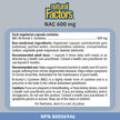 Natural Factors NAC Supplement (N-Acetyl-L-Cysteine), 600 mg, 180 Vegetarian Capsules, VALUE SIZE, Free Form Amino Acid, Helps Restore Glutathione Levels, Antioxidant Support, Proudly Canadian 🍁 All In One Marketplace Canada