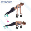 Yes4All Solid Cast Iron Kettlebell Weights Set – Great for Full Body Workout and Strength Training – Kettlebell 20 lbs (Black) 🍁 All In One Marketplace Canada