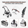 Foldable Pet Stroller For Small Dogs & Cats