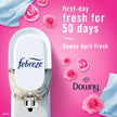 Febreze Plug In Air Freshener, Odor-Fighting Scented Oil Refill for Home and Bathroom and Kitchen, Long Lasting for Strong Odors, Twlight Lavender and Downy April Fresh Scents, 4 Refills 🍁 All In One Marketplace Canada