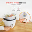 CUCKOO One Touch Rice Cooker 6-Cup (Uncooked) / 12-Cup (Cooked), Small Rice Cooker & Warmer with Steamer Tray, Versatile Grain Cooker, Soup Maker, Auto Keep Warm, White (CR-0601C) 🍁 All In One Marketplace Canada