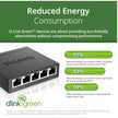 D-Link DGS-105, 5 Port Gigabit Ethernet Switch Unmanaged, Network Splitter, Silent Fanless, Network Hub, Sturdy Metal with Shielded Ports, Desktop/Wall Mount, QoS, Energy Saving, Plug and Play 🍁 All In One Marketplace Canada