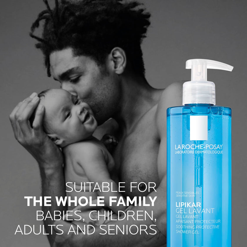 La Roche-Posay Body Wash, Lipikar Cleansing & Moisturizing Gel Body Wash with Shea Butter & Niacinamide for Dry & Sensitive Skin, Soap Free, Paraben Free, 400mL 🍁 All In One Marketplace Canada