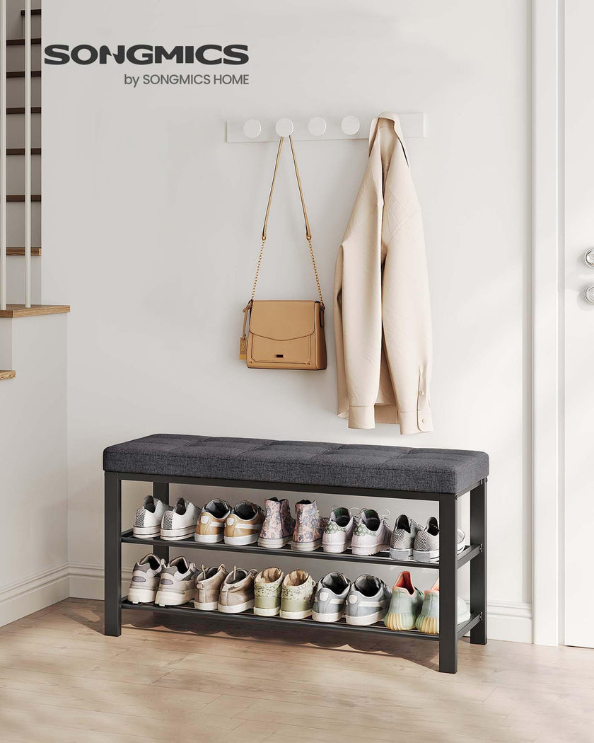SONGMICS Shoe Storage Bench, Entryway Bench with Cushion 🍁 All In One Marketplace Canada