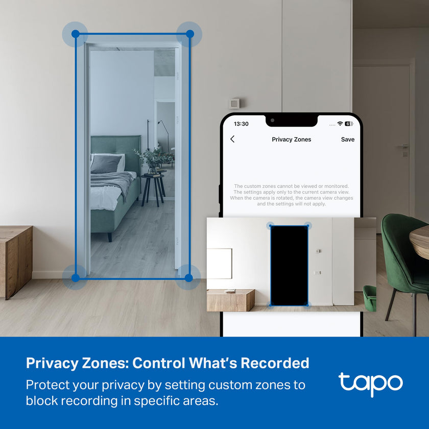 Tapo 4K 8MP Pan/Tilt Indoor Security Camera for Baby Monitor, No Monthly Fee, Pet Camera w/Motion Detect and Track, SD/Cloud Storage, Works w/Alexa, Google, and Samsung (Tapo C260) 🍁 All In One Marketplace Canada