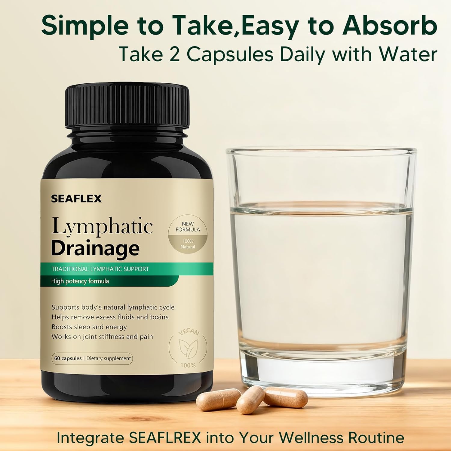 Lymphatic Drainage Capsules 60 Capsules – Lymphatic Drainage & Supports Cellulite Reduction 🍁 All In One Marketplace Canada
