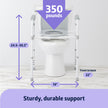 Medline 3-in-1 Steel Folding Bedside Commode, Height Adjustable, 350lb 🍁 All In One Marketplace Canada