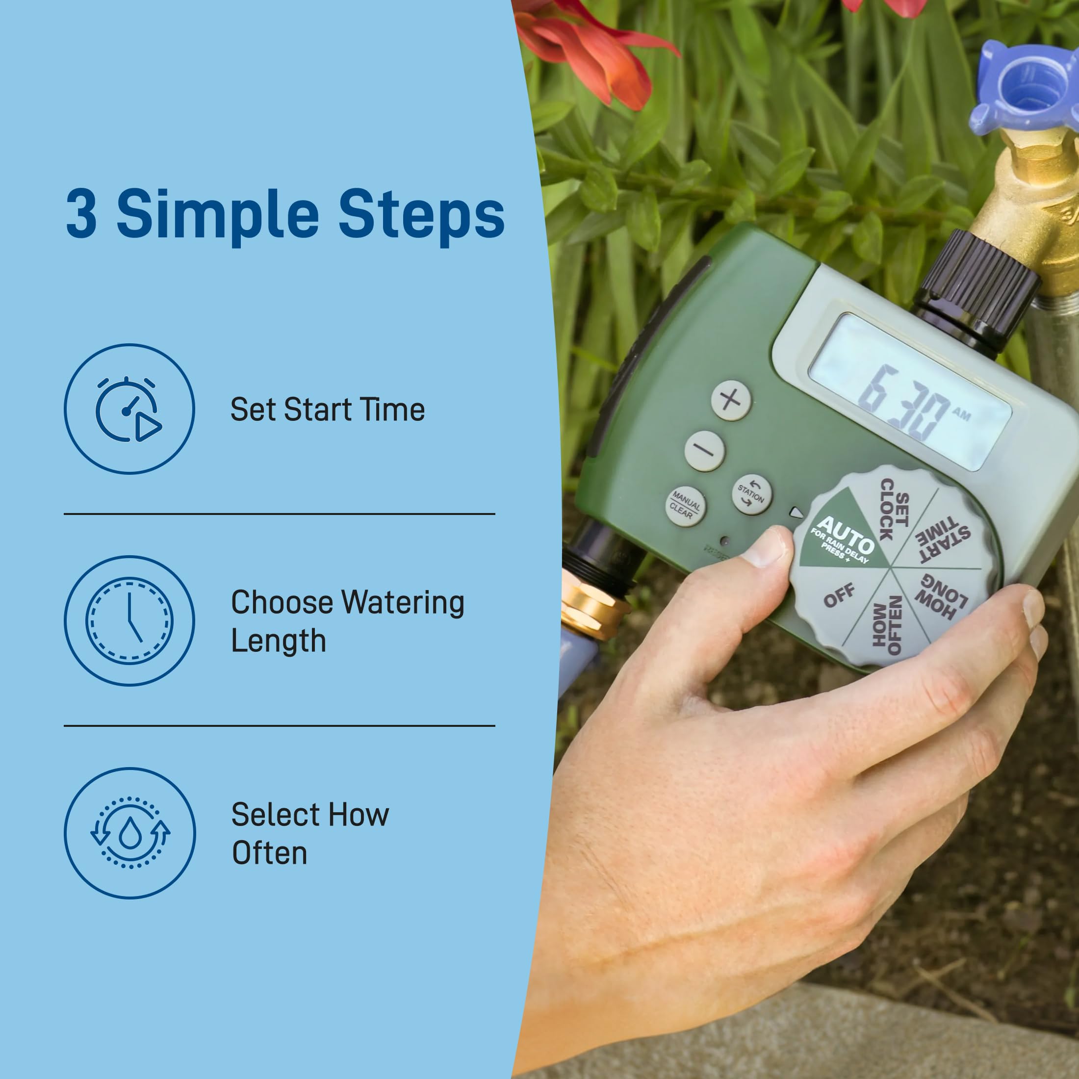Orbit 58910 2-Outlet Programmable Digital Hose Watering Timer 🍁 All In One Marketplace Canada