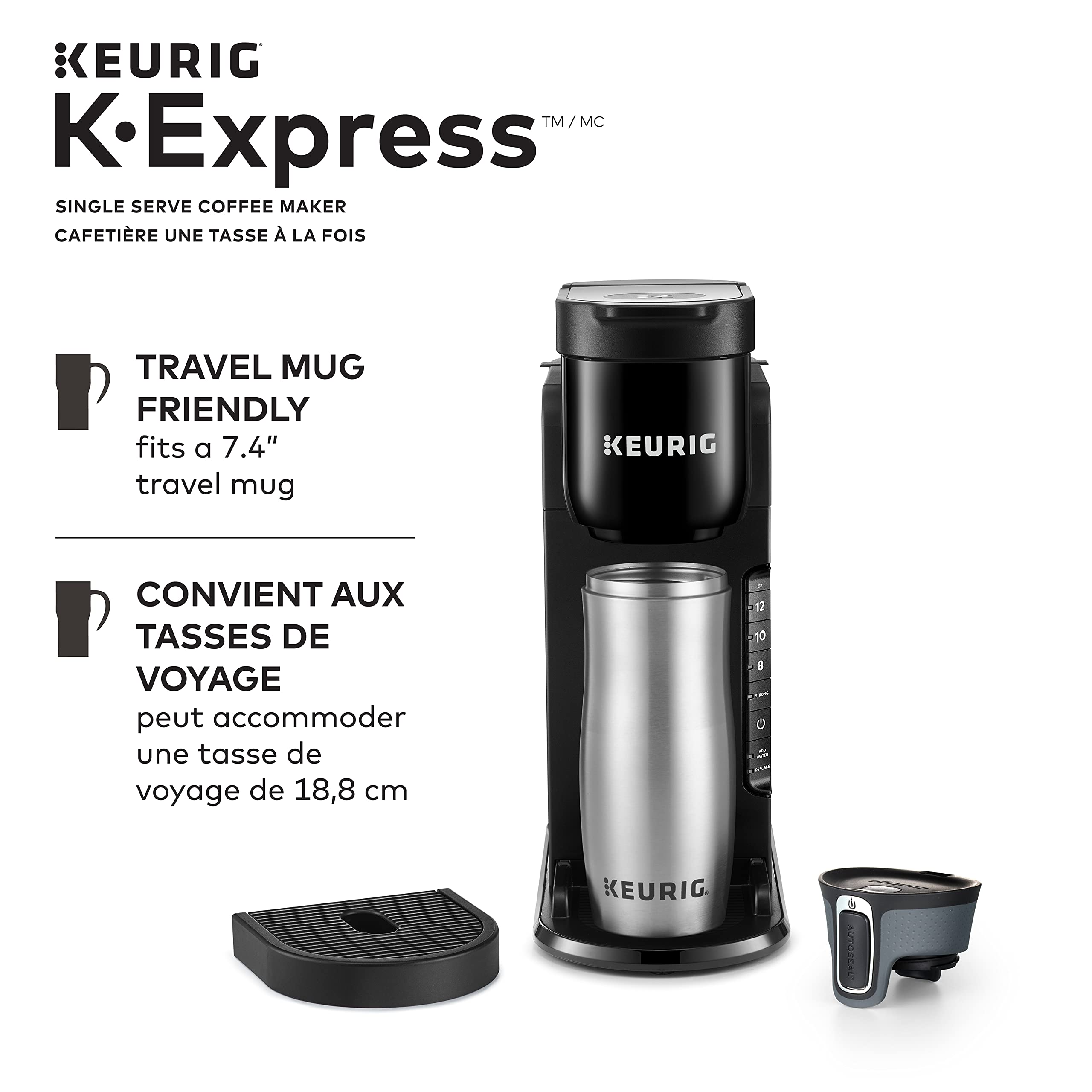 Keurig K-Express Single Serve K-Cup Pod Coffee Maker, Black, With A Removable Reservoir And Strong Button Function 🍁 All In One Marketplace Canada