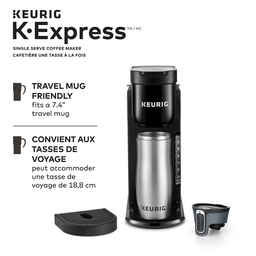 Keurig K-Express Single Serve K-Cup Pod Coffee Maker, Black, With A Removable Reservoir And Strong Button Function 🍁 All In One Marketplace Canada