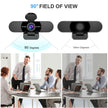 EMEET 1080P Webcam with Microphone, C960 Web Camera, 2 Mics Streaming Webcam, 90°FOV Computer Camera, Plug and Play USB Web Cam for Online Calling/Conferencing, Zoom/Teams/Facetime/YouTube, Laptop/PC 🍁 All In One Marketplace Canada
